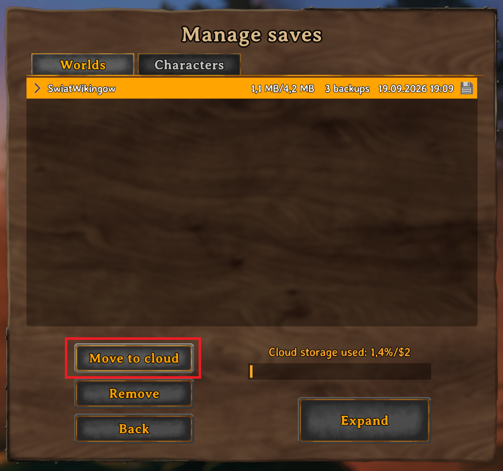 Moving the world to local storage
